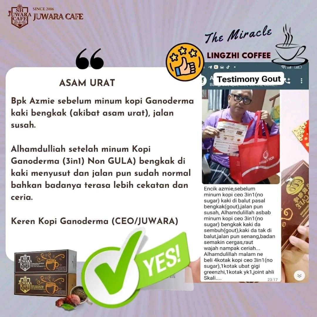 Testimoni Asam Urat & Diabetes